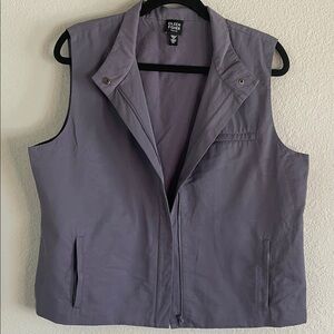 Eileen Fisher Lavender Zip Vest
